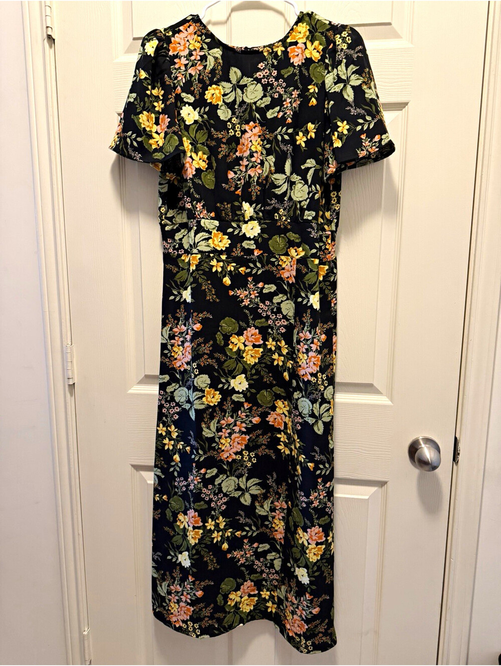 Sugarlips Night Bloom Floral Midi Dress Large